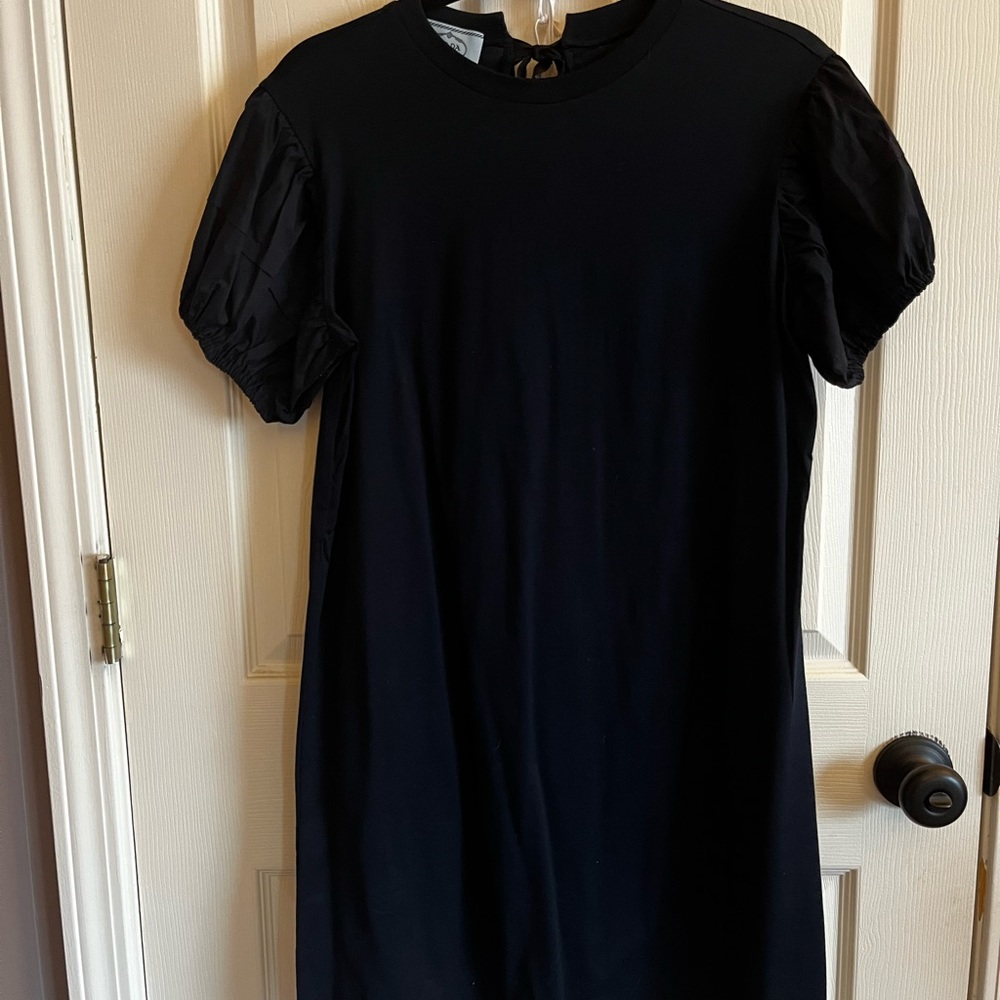 Prada T-shirt dress (navy cotton) size S